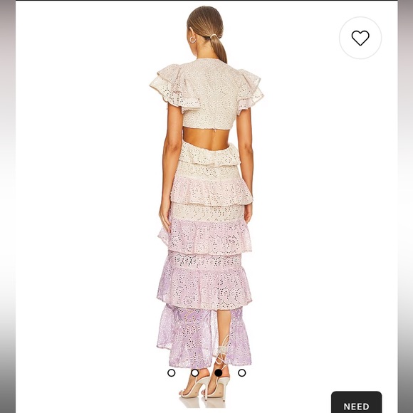 Elliatt Vacation Maxi Dress in Lilac Ombré - Picture 2 of 4